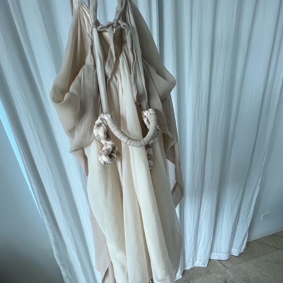 Silk boho BCBG Max Azria Runway dress - Picture 2 of 10